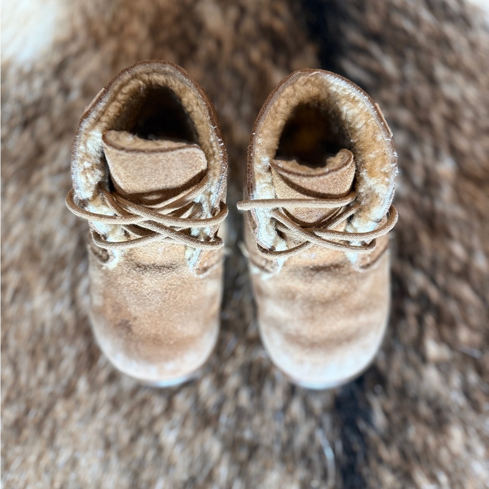 UGG Nuemel Brown suede Baby Walker Shoes